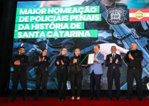 SEJURI realiza formatura de policiais penais em Santa Catarina